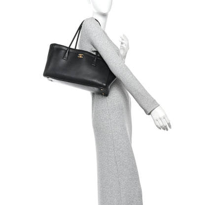 Chanel Calfskin Archetype Small Shopping Tote Black 2 of 14