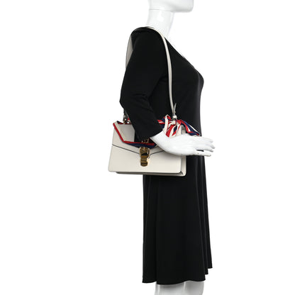 Gucci Calfskin Small Sylvie Shoulder Bag Off White 2 of 11