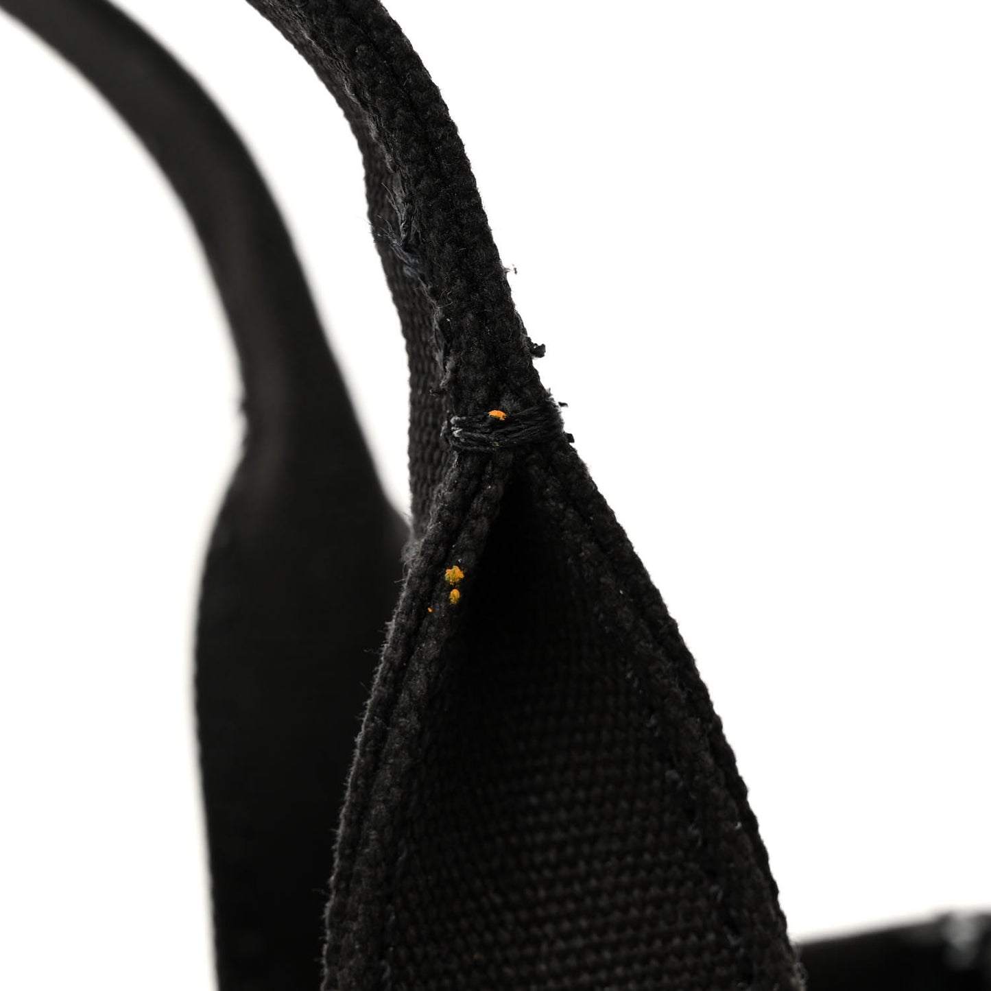 Cotton Canvas Small The Traveler Tote Bag Black