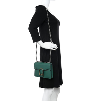 Gucci Calfskin Mini Dionysus Shoulder Bag Emerald 2 of 10