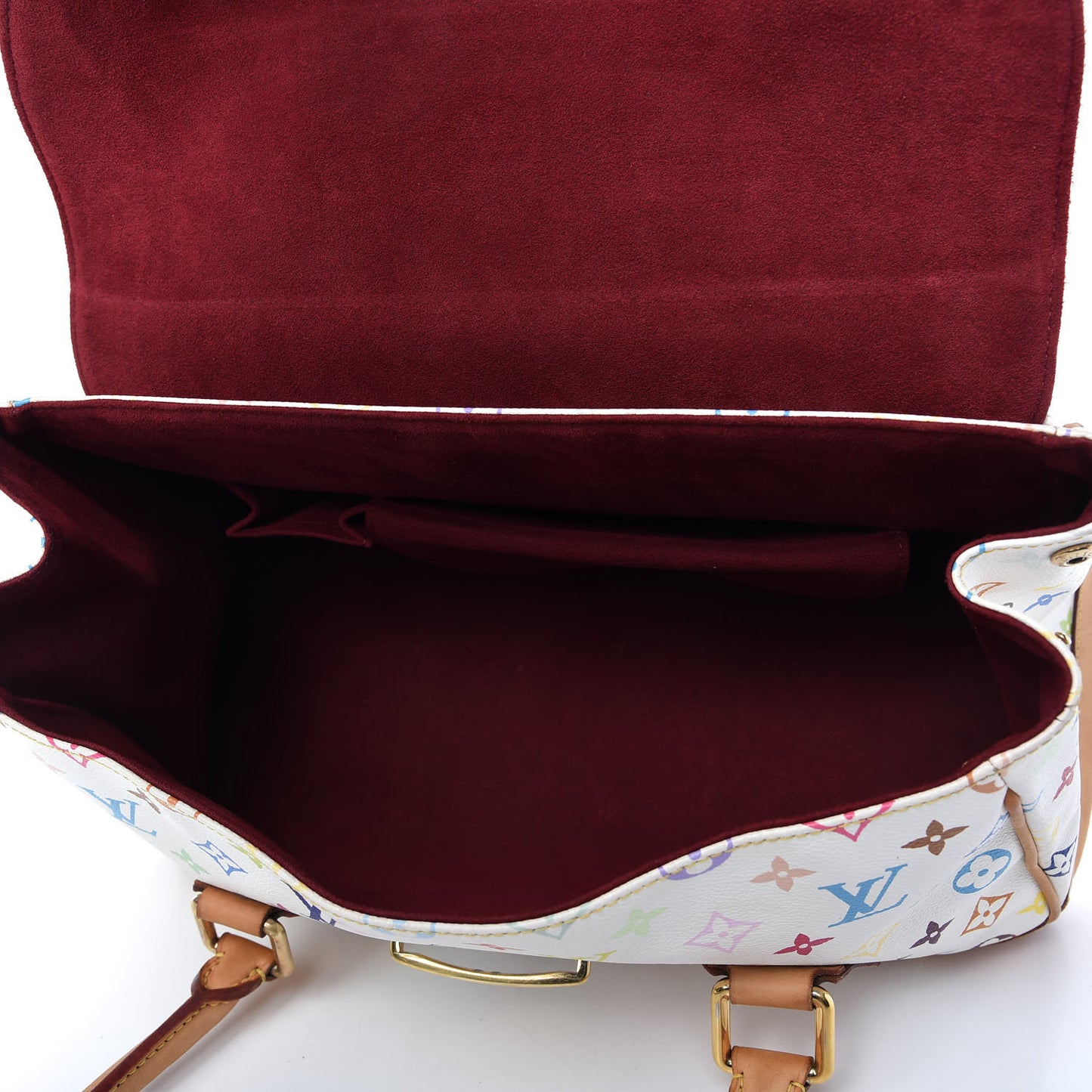 Monogram Multicolor Beverly GM White