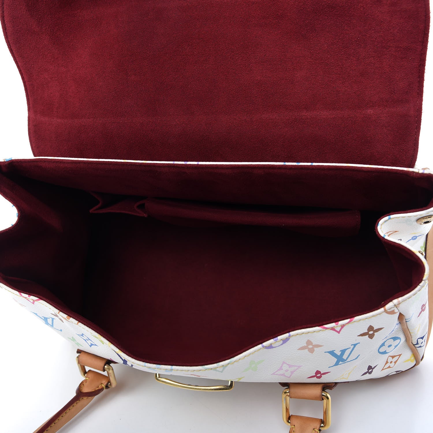 Louis Vuitton Monogram Multicolor Beverly GM White 5 of 8