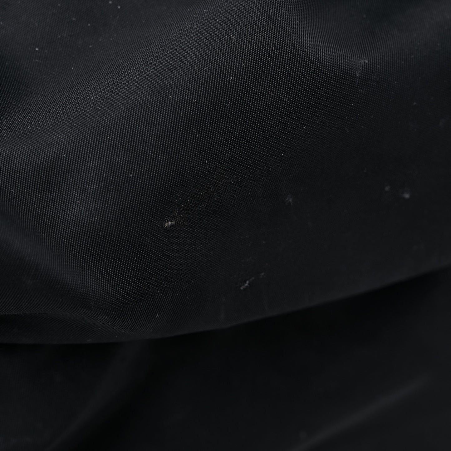 Nylon Logo Backpack Black