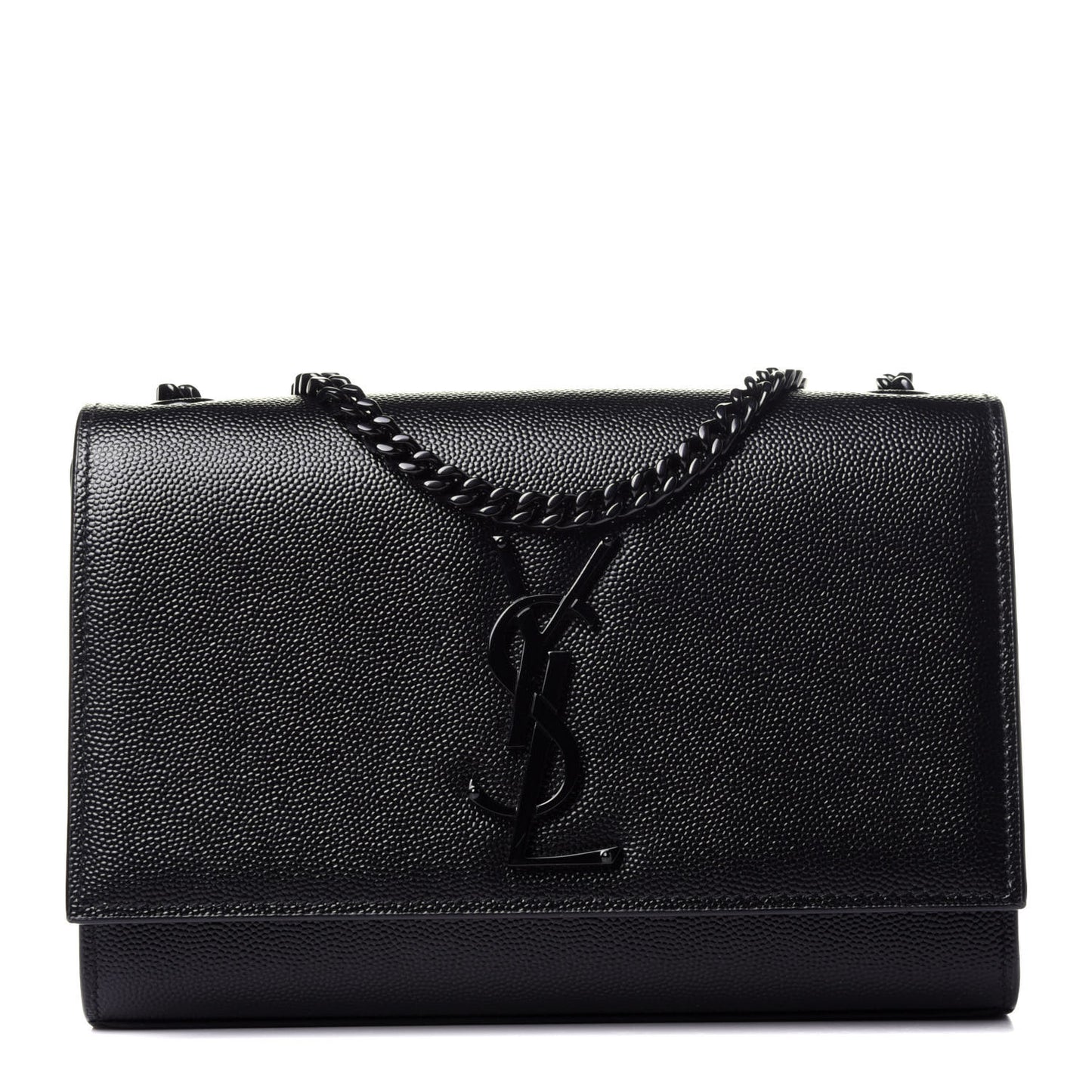 Grain De Poudre Small Monogram Kate Satchel Black