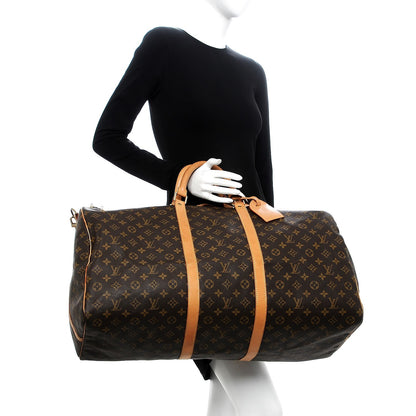 Louis Vuitton Monogram Keepall Bandouliere 60 3 of 17