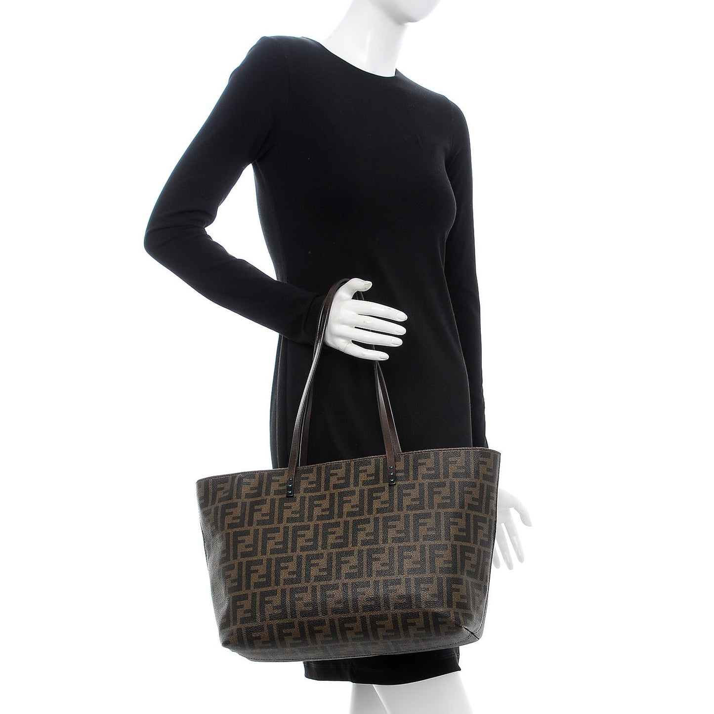 Zucca Spalmati Small Roll Tote Tobacco Lago