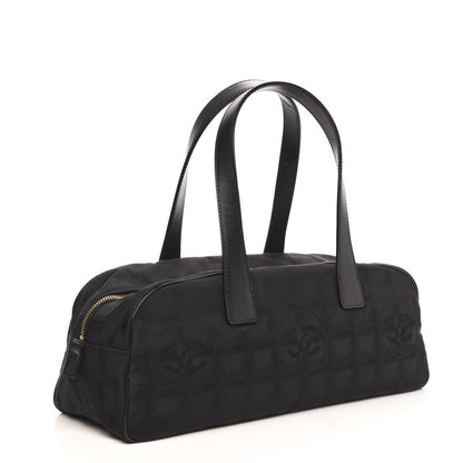 Chanel Nylon Travel Bowler Black 3 of 10