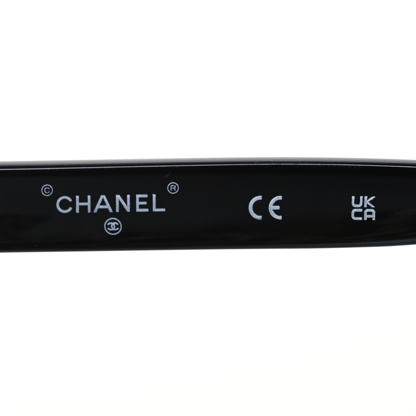 Acetate Metal Calfskin Chain Rectangle Sunglasses 71627A Black