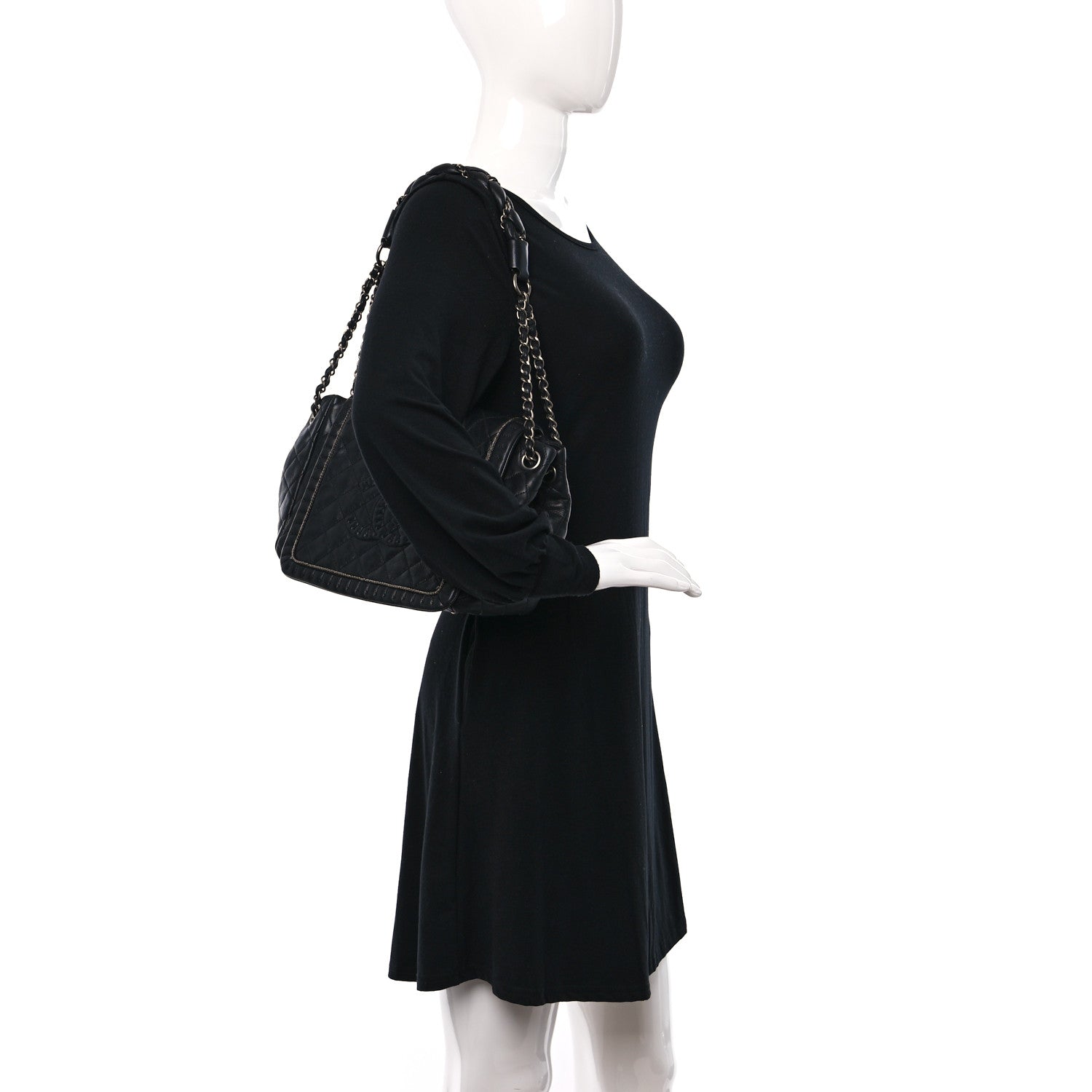 Chanel Calfskin Quilted Istanbul Accordion Flap Black 2 of 9