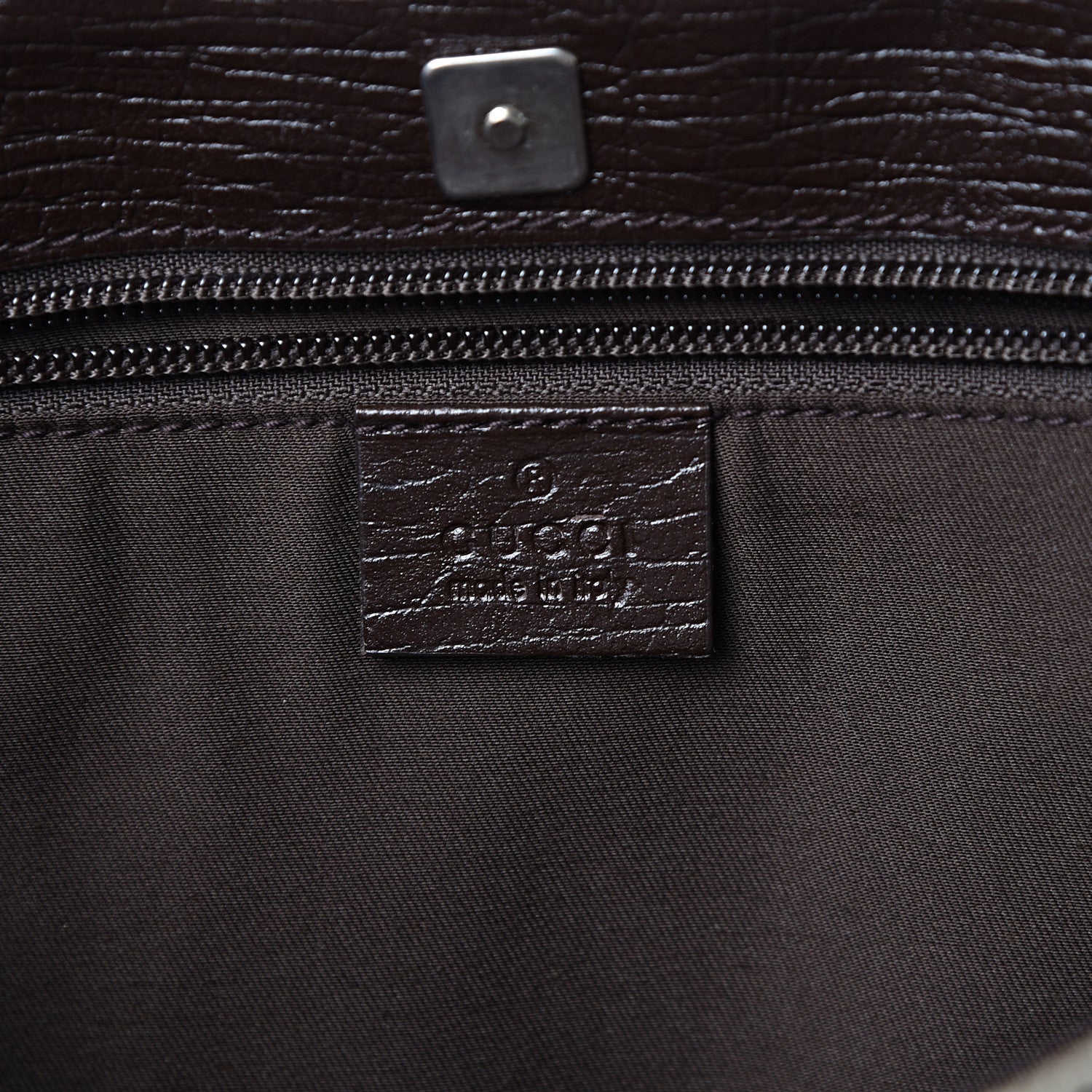 Gucci GG Plus Monogram Small Vertical Tote Dark Brown 5 of 10