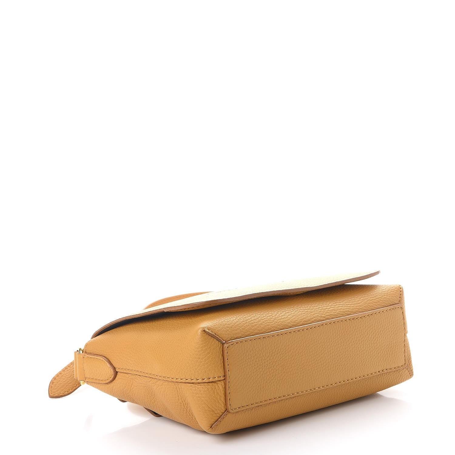 Burberry Signature Grain Small Burleigh Crossbody Bag Ochre Yellow 4 of 10