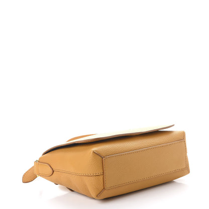 Burberry Signature Grain Small Burleigh Crossbody Bag Ochre Yellow 4 of 10