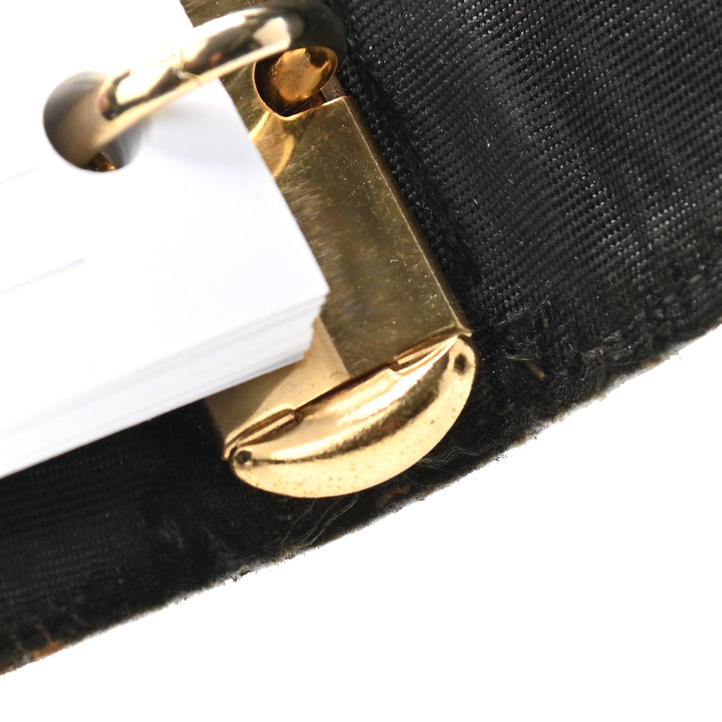 Caviar CC Small Ring Agenda Planner Black