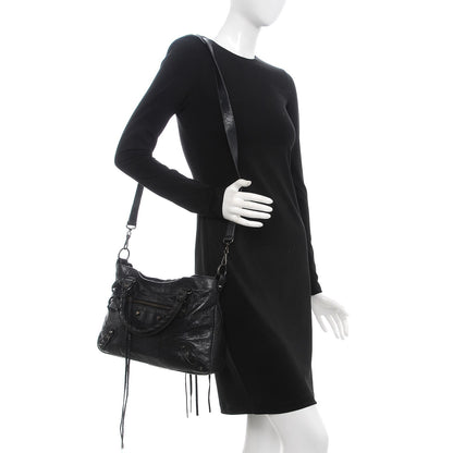 Balenciaga Agneau Classic Hardware Town Black 2 of 8