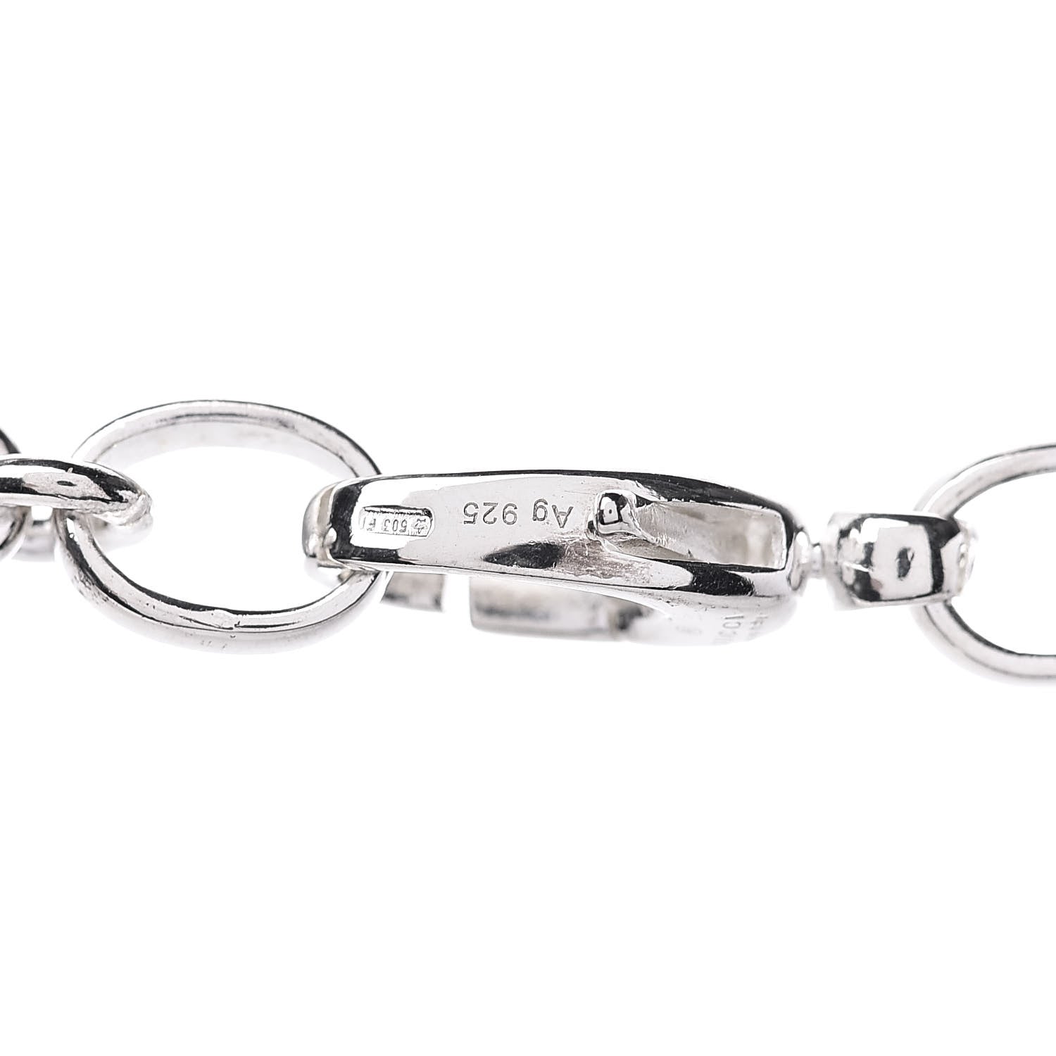 Gucci Sterling Silver Britt Necklace 6 of 6