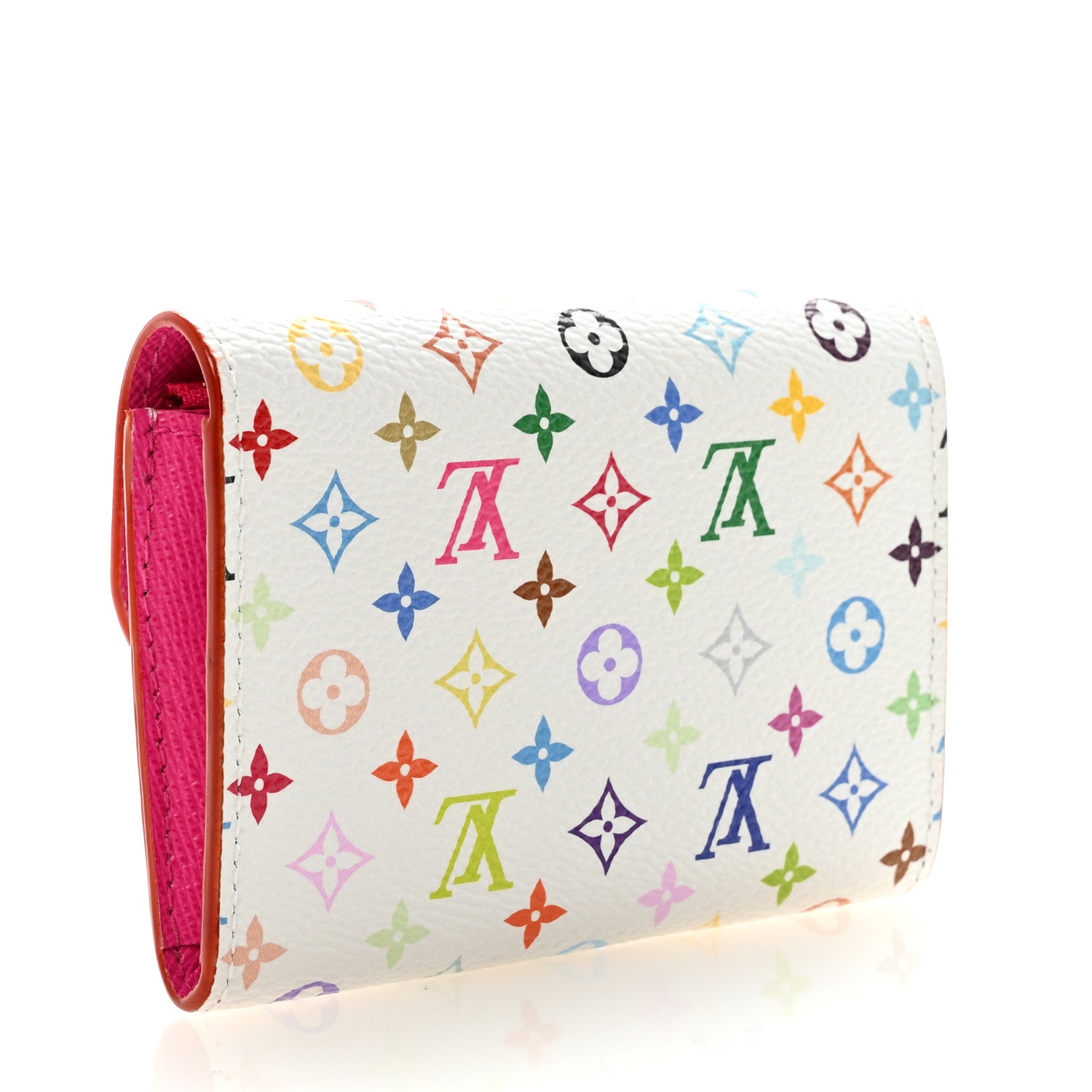 Louis Vuitton LV X TM Monogram Multicolor Rosalie Coin Purse White Kawaii Pink 3 of 7