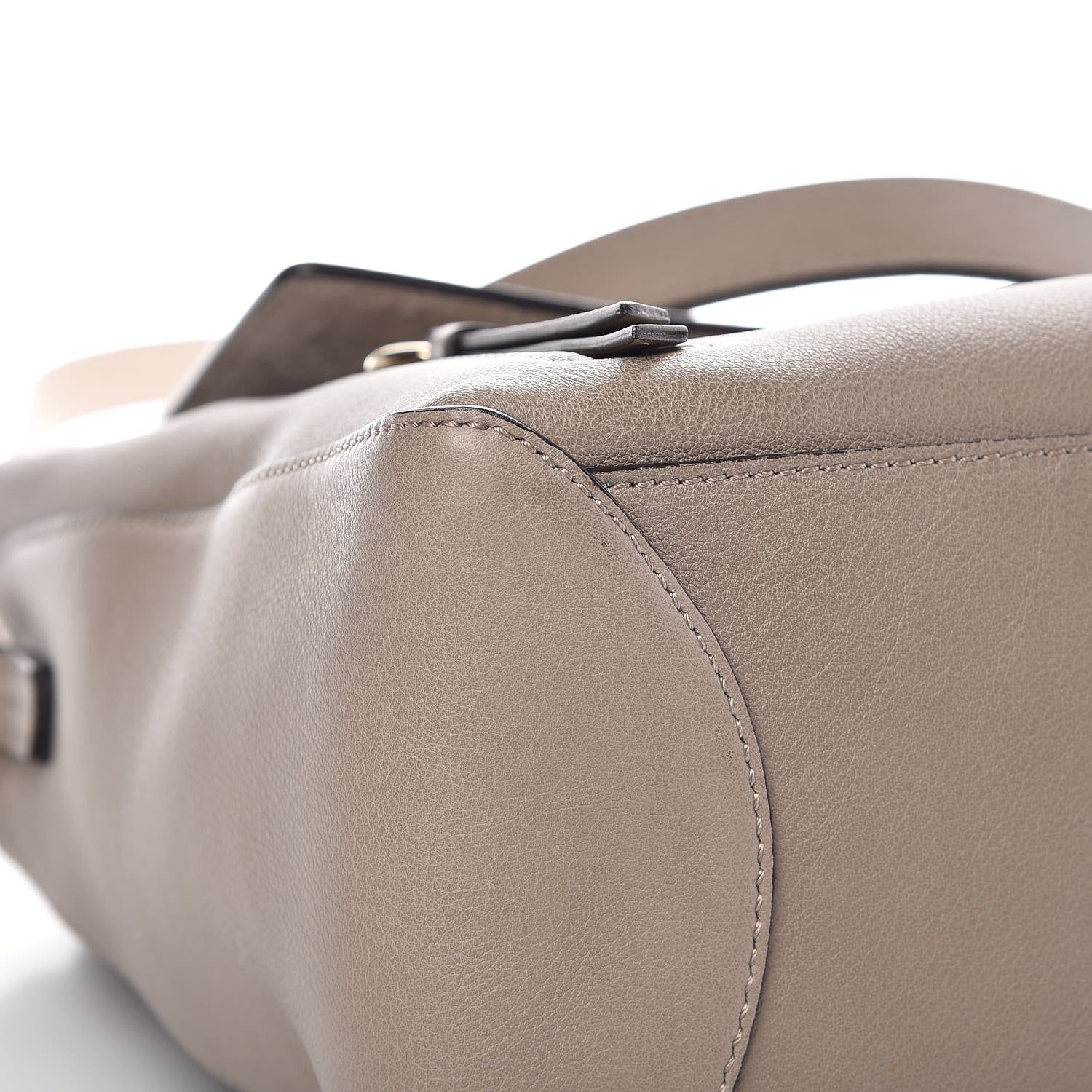 Chloe Calfskin Medium Faye Day Shoulder Bag Motty Grey 10 of 11