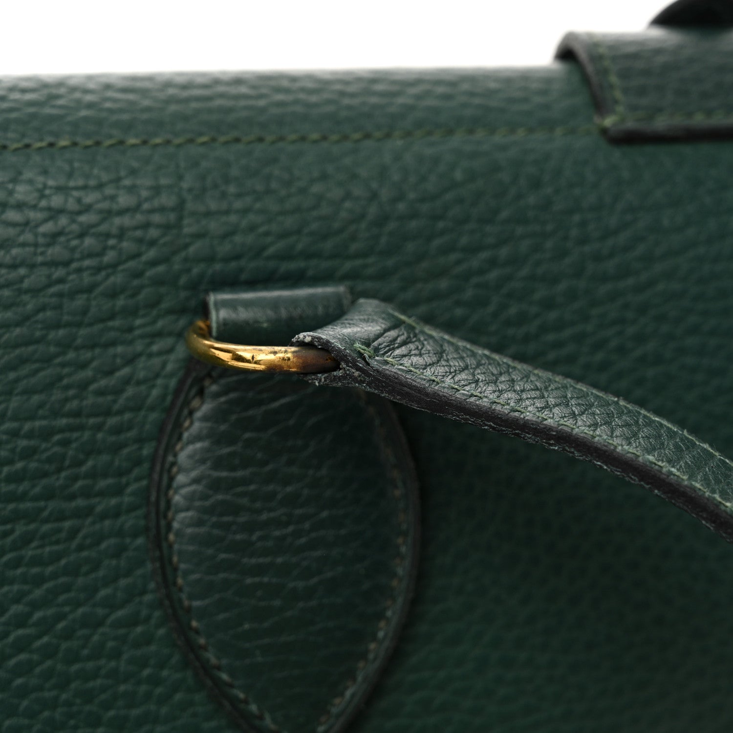 Hermes Kaba Taurillon Clemence Tote Vert Clair 22 of 24
