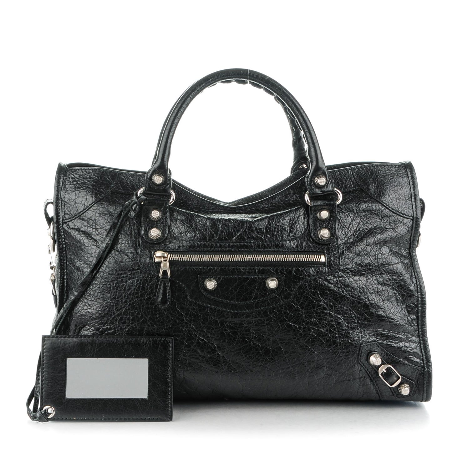 Agneau Giant 12 Silver Hardware City Black