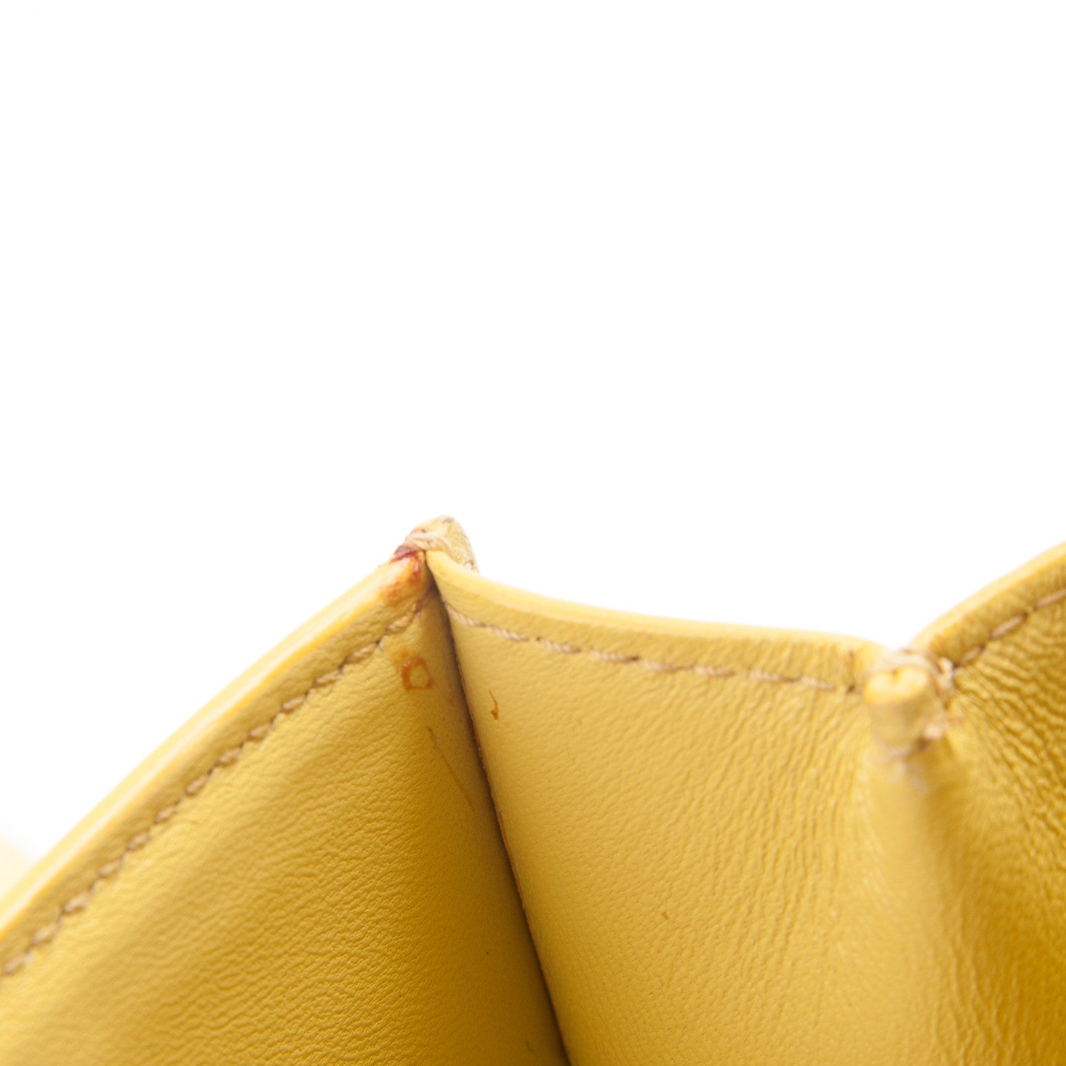 Celine Box Calfskin Large Classic Box Flap Bag Light Yellow 11 of 11