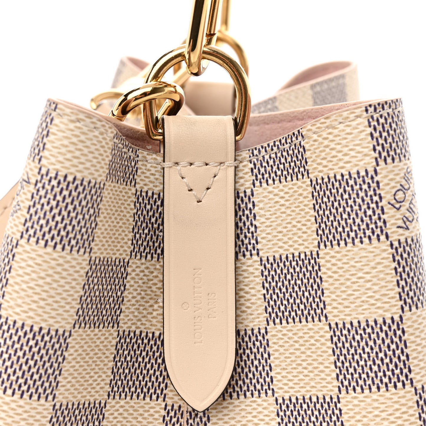 Damier Azur Braided Neonoe BB Pink