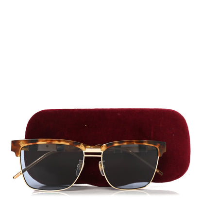Gucci Squared Aviator GG Sunglasses GG0603S Havana Blue 7 of 7