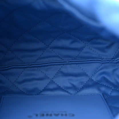 Chanel Shiny Calfskin Quilted Mini Chanel 22 Blue 5 of 10
