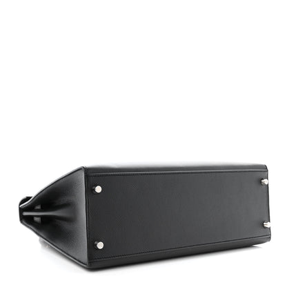 Hermes Epsom Kelly Sellier 32 Black 4 of 11