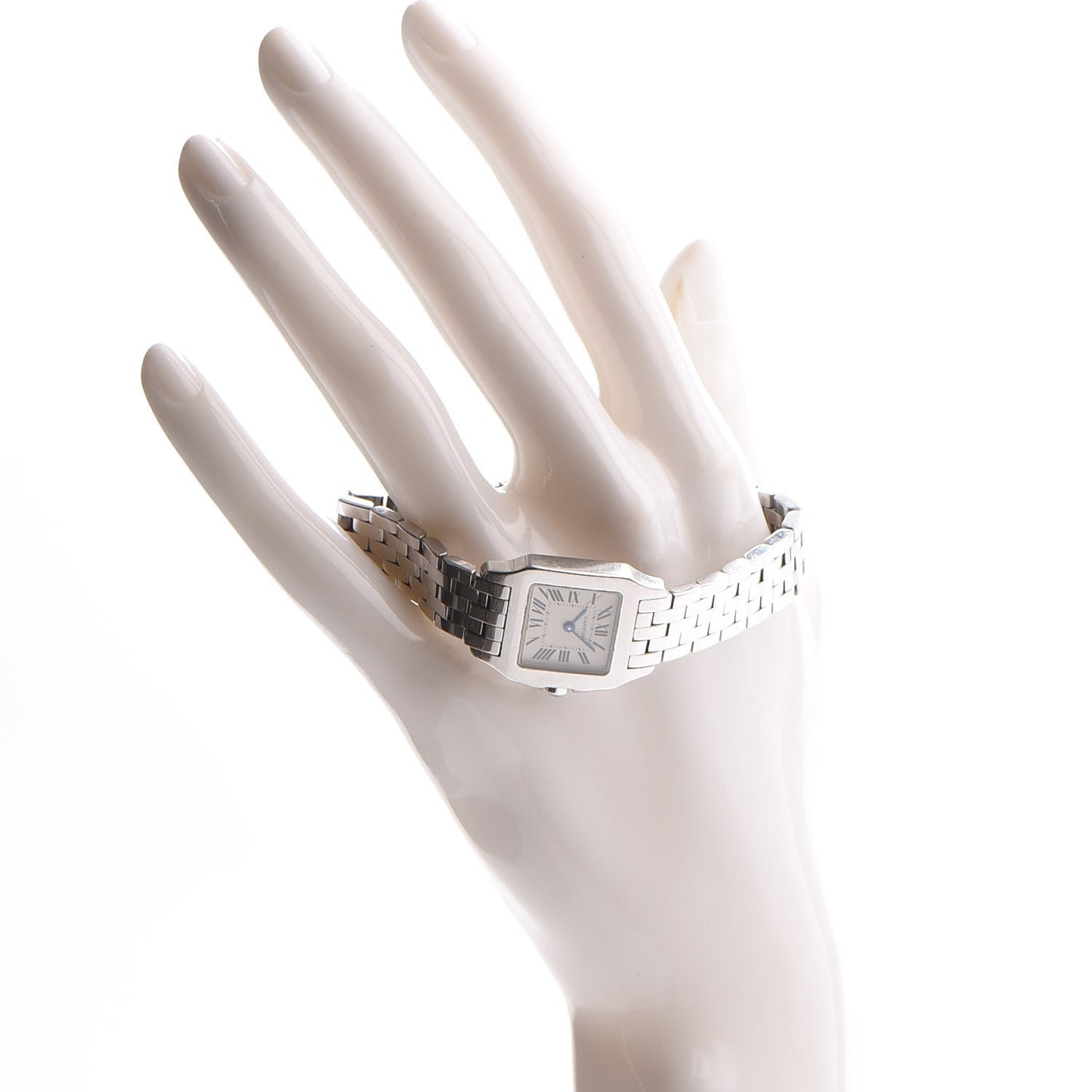 Stainless Steel 20mm Santos Demoiselle Quartz Watch