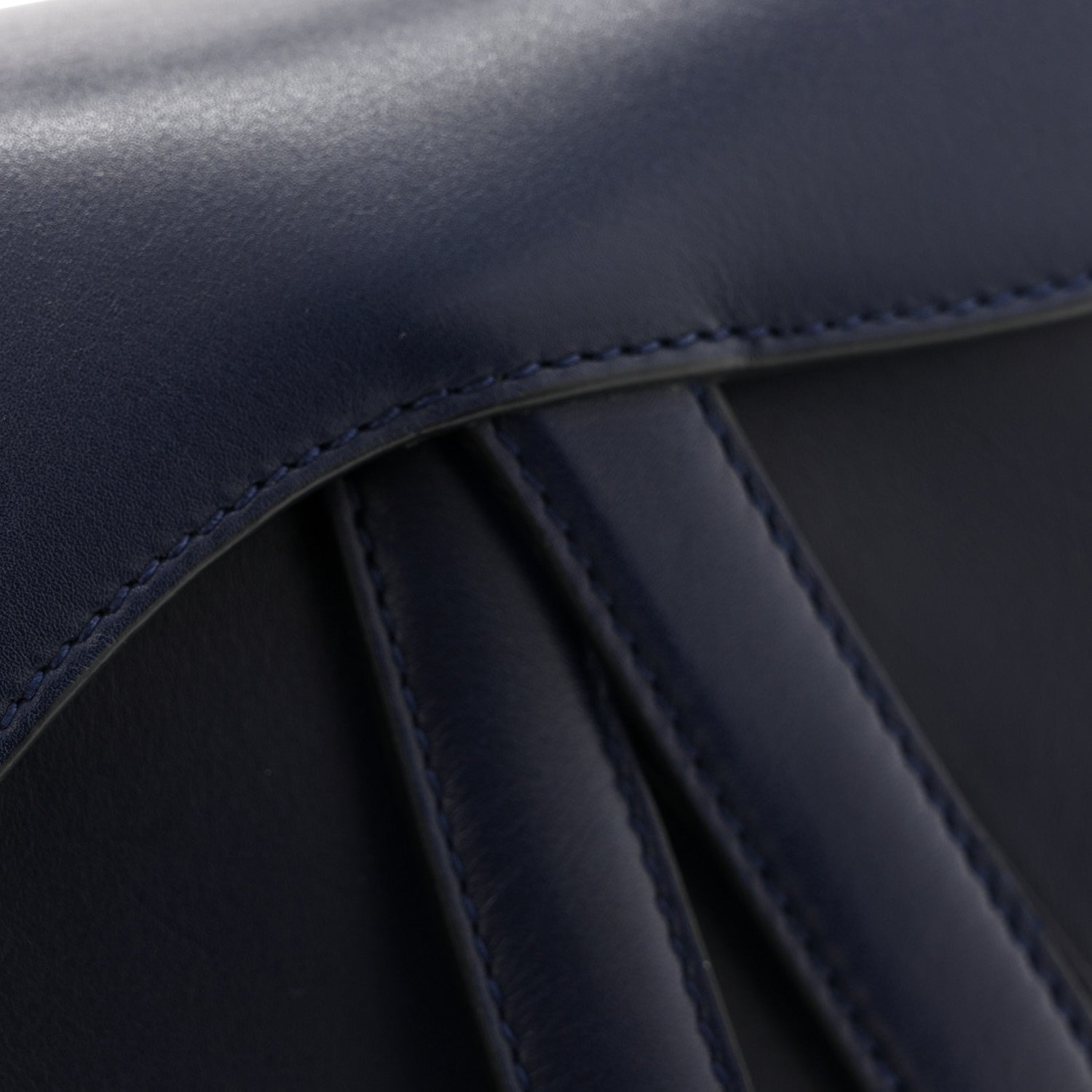 Christian Dior Calfskin Mini Saddle Bag Blue 11 of 13