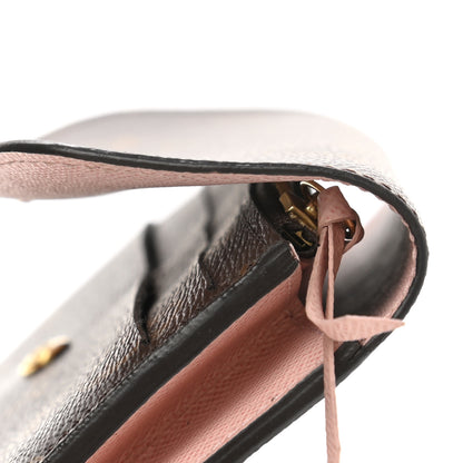 Louis Vuitton Monogram Emilie Wallet Rose Ballerine 7 of 10