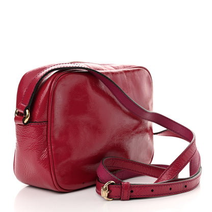 Gucci Soft Patent Small Soho Disco Bag Bright Bougainvillea 3 of 18