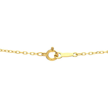 Mikimoto 18K Yellow Gold Akoya Pearl 5.5-6mm Leaf Pendant Necklace 4 of 6
