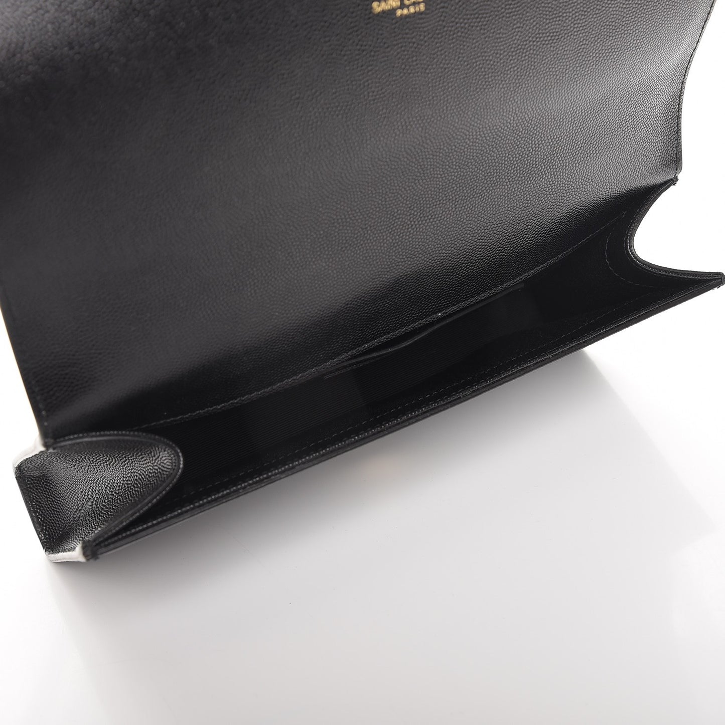 Grain De Poudre Monogram Cassandre Clutch Black