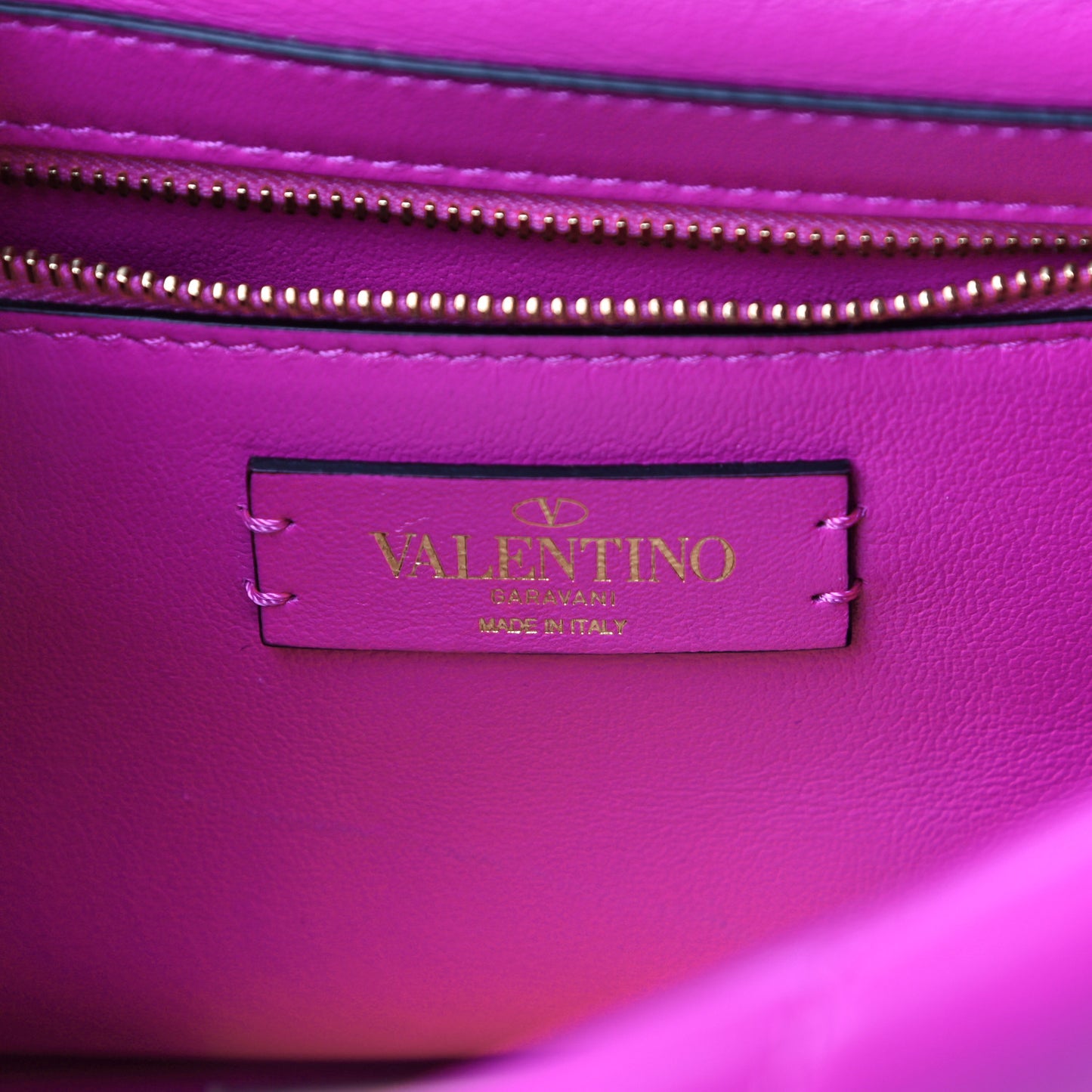 Nappa Large Roman Stud Shoulder Bag Radiant Orchid