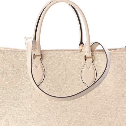 Louis Vuitton Empreinte Monogram Giant Onthego GM Creme 7 of 9