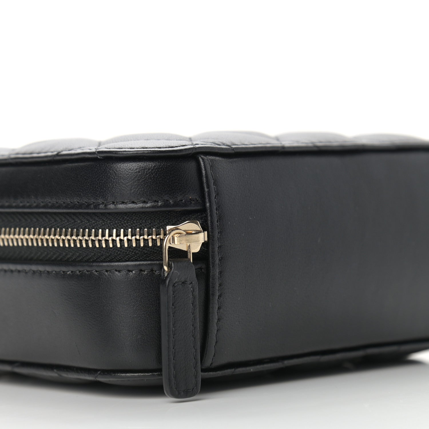Chanel Lambskin Quilted CC Pearl Crush Camera Case Black 8 of 9