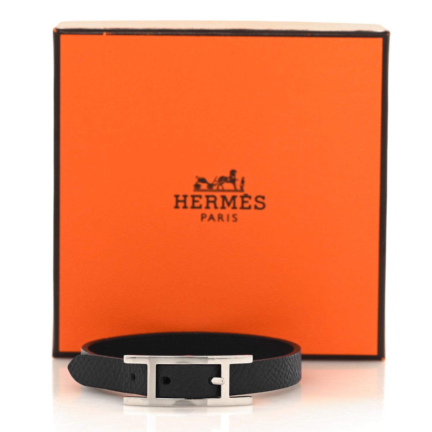 Hermes Epsom Behapi Singke Tour Bracelet S Bleu Saphir 5 of 5