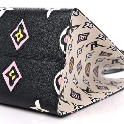 Louis Vuitton Monogram Giant Wild At Heart Onthego GM Black 8 of 8