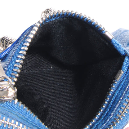 Balenciaga Agneau Giant 12 Silver Hardware Porte-Monnaie Coin Purse Bleu Electric 5 of 11