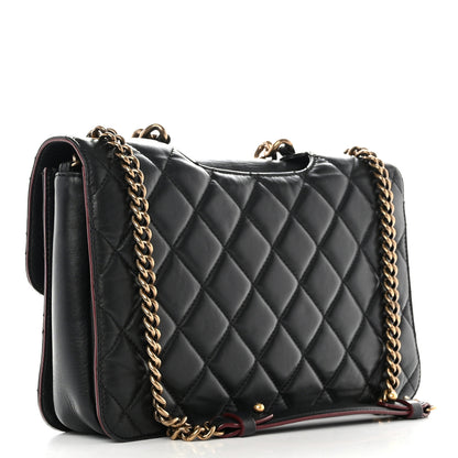 Chanel Calfskin Quilted Large Perfect Edge Flap Black 3 of 12
