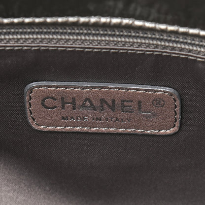 Chanel Vinyl Graphic Edge Flap Silver 5 of 8