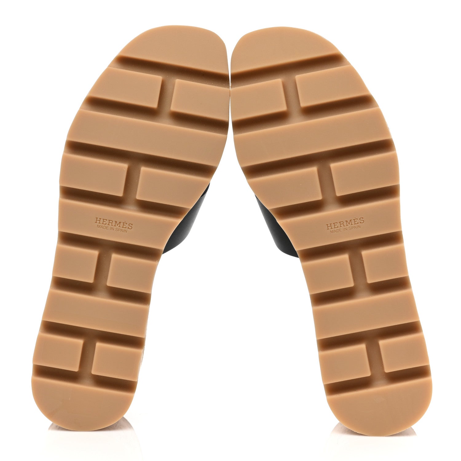 Hermes Calfskin Cork Eze 30 Sandals 37 Black 5 of 8