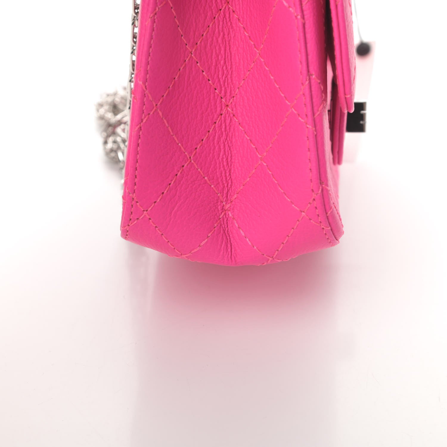 Chanel Goatskin Quilted 2.55 Reissue Mini Flap Fluorescent Pink 13 of 13