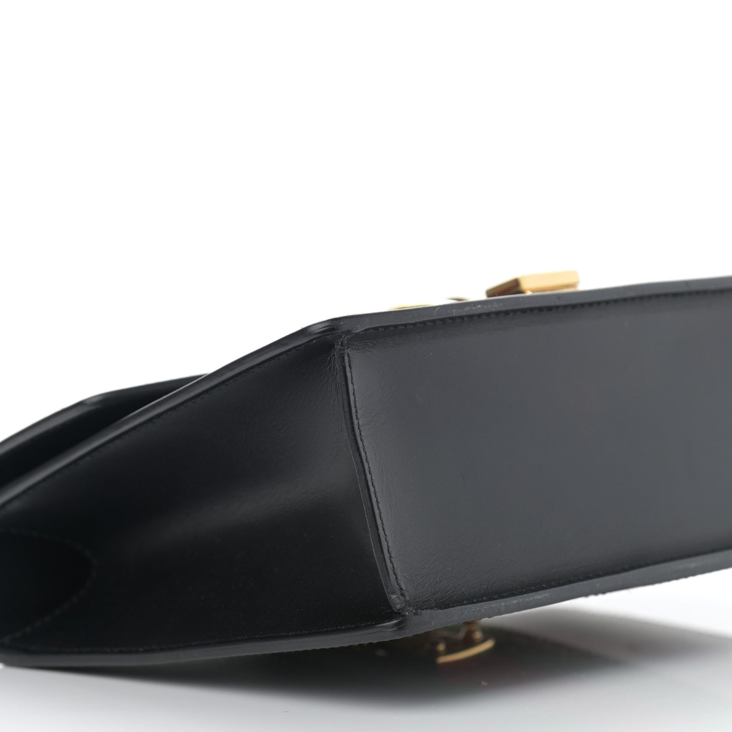 Calfskin Small Sylvie Shoulder Bag Black