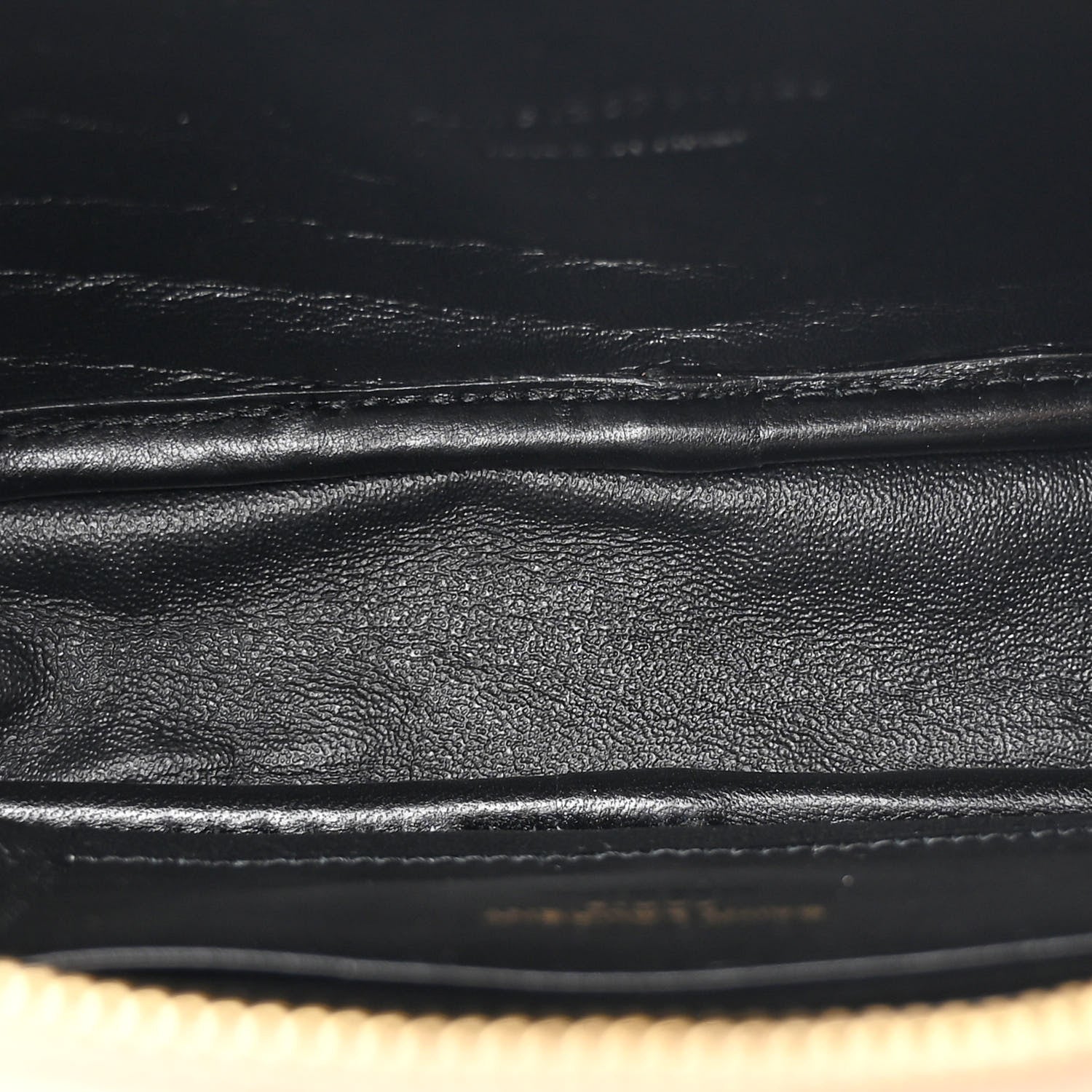 Saint Laurent Grain De Poudre Matelasse Monogram Mini Lou Camera Bag Dark Beige 5 of 11