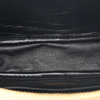 Saint Laurent Grain De Poudre Matelasse Monogram Mini Lou Camera Bag Dark Beige 5 of 11