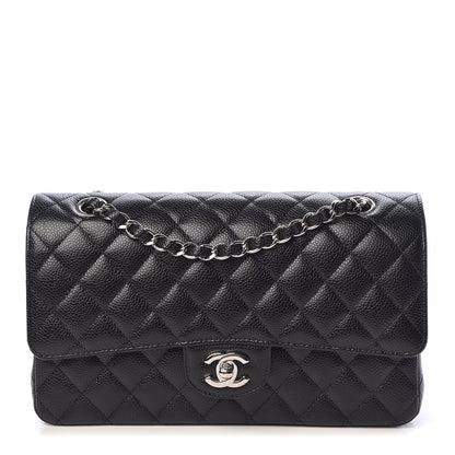 Chanel Caviar Quilted Medium Double Flap Black 1 of 10