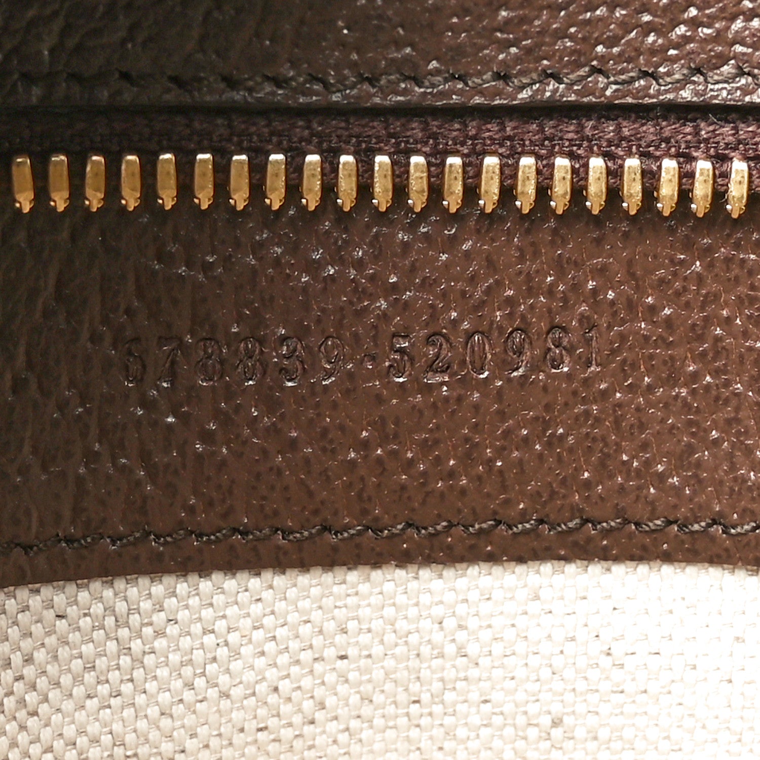 Gucci Monogram Jumbo GG Textured Dollar Calfskin Web Tote Bag Camel Ebony New Acero 7 of 11
