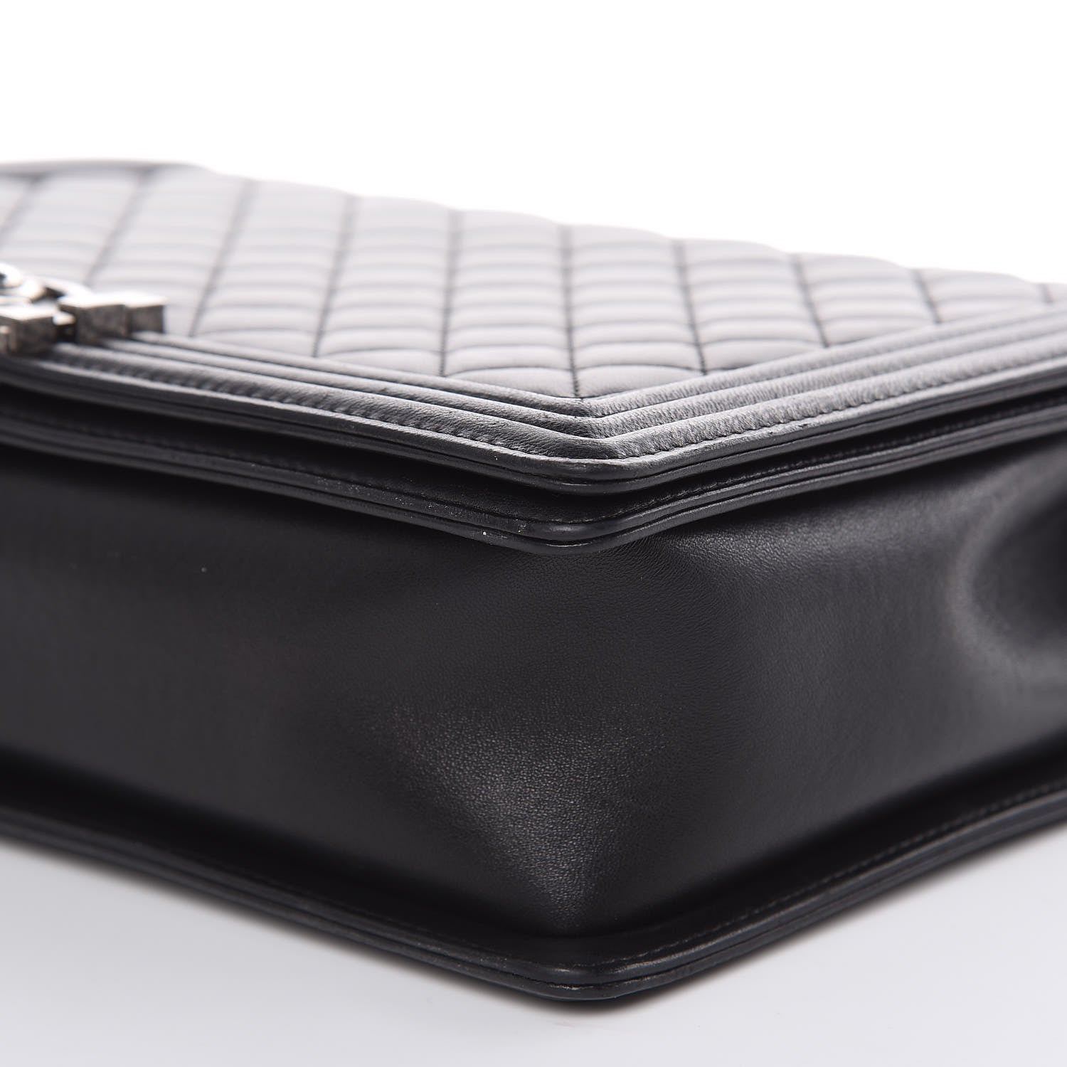 Chanel Lambskin Quilted Large Boy Flap Black 9 of 14